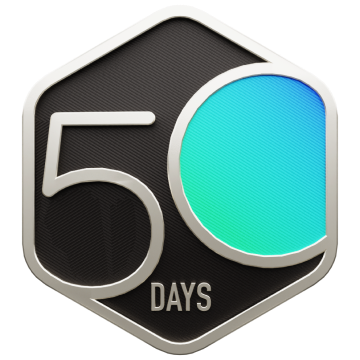 50 Days Badge 2023