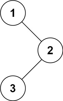 راه حل LeetCode پیمایش ترتیب درخت دودویی