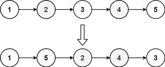 reorder2 linked list