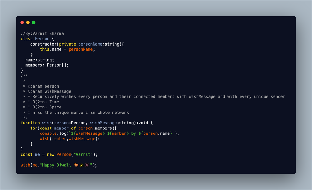 Wishing every coder and their connections a Very happy Diwali ...