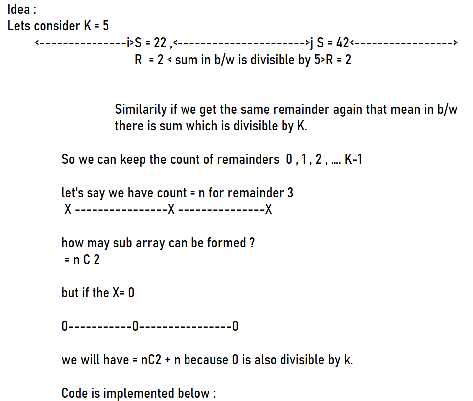 [C++] Count the frequency of remainders [Explained] LeetCode Discuss