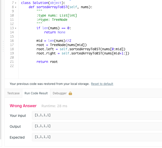 Confusing Result for Array [1,1,1,1] - LeetCode Discuss