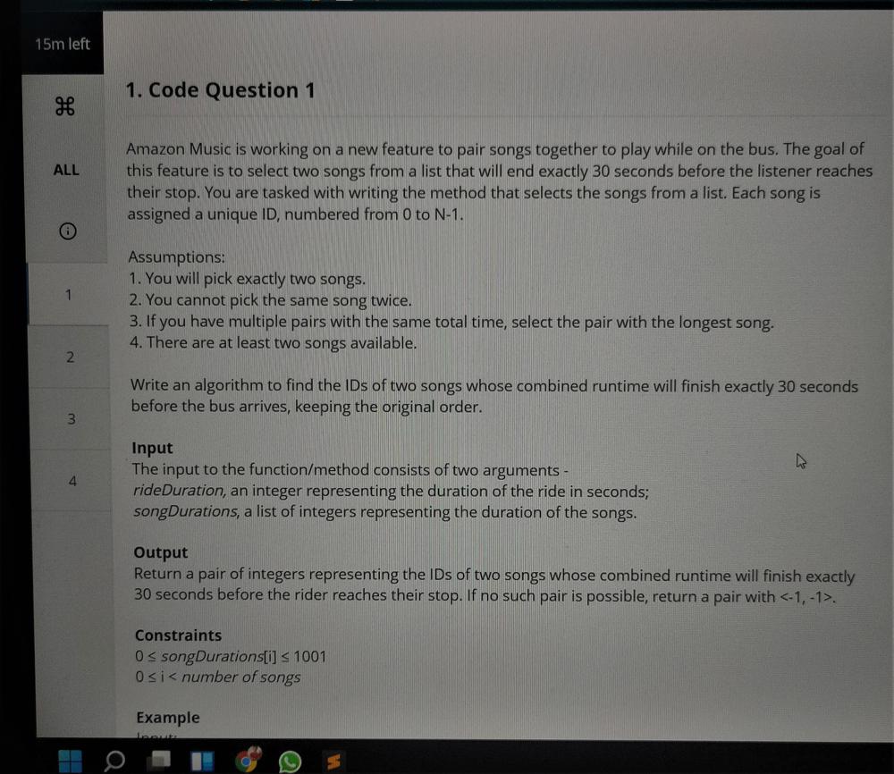 Amazon SDE1 Gurgaon Oct 2021 LeetCode Discuss